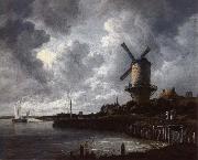 Jacob van Ruisdael Windmill at Wijk bij Duurstede oil painting artist